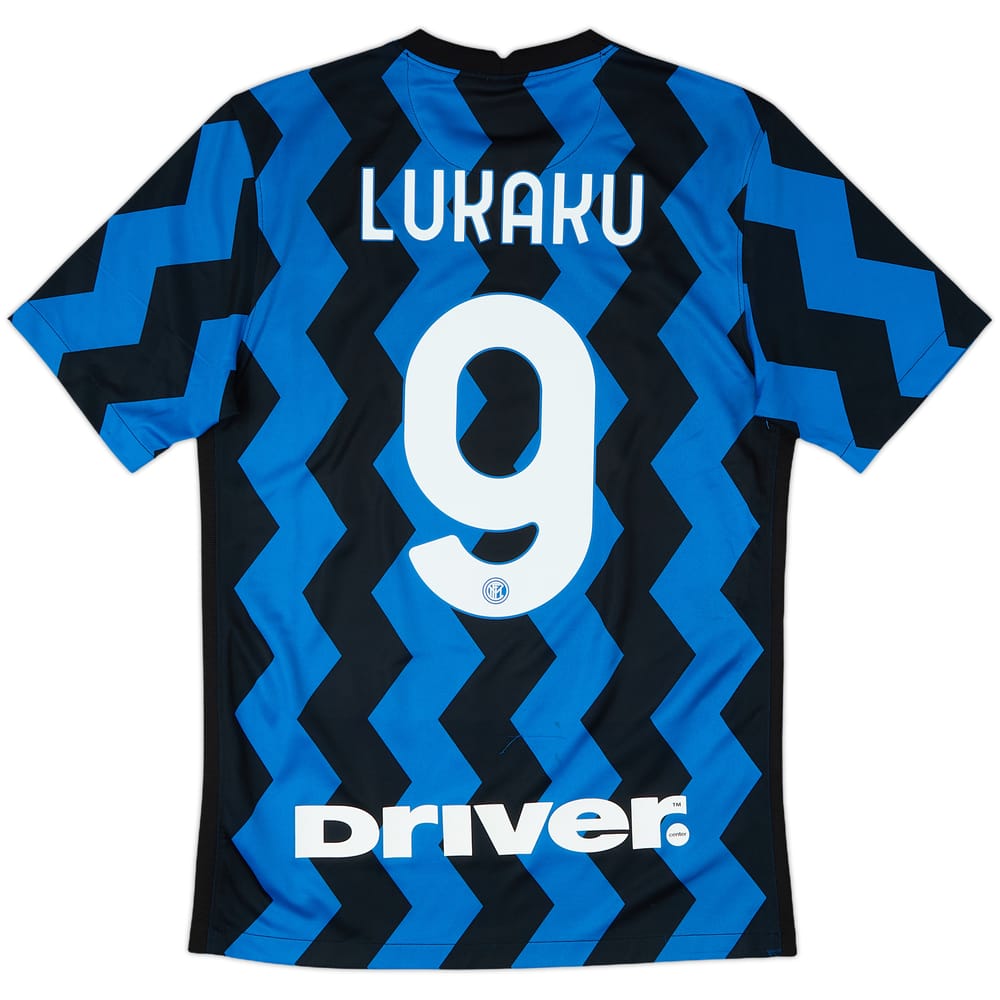 2020-21 Inter Milan Home Shirt Lukaku #9 - 6/10 - (S)