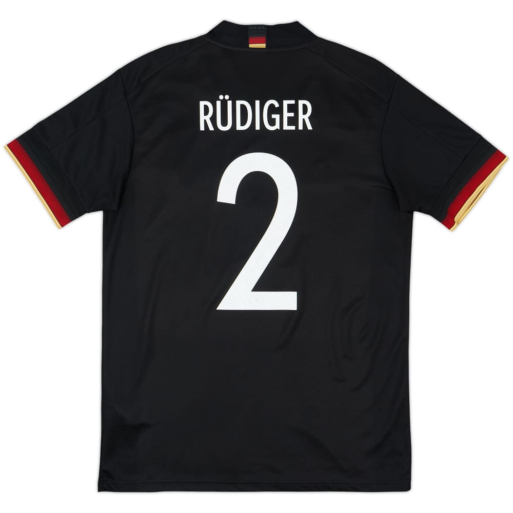 Camiseta de visitante de Alemania 2020-21 Rudiger #2 - 10/10 - (M)