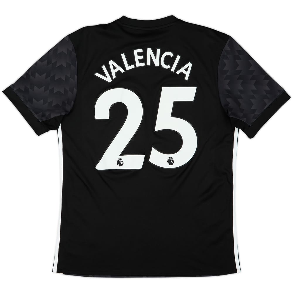 2017-18 Manchester United Away Shirt Valencia #25 - 8/10 - (M)