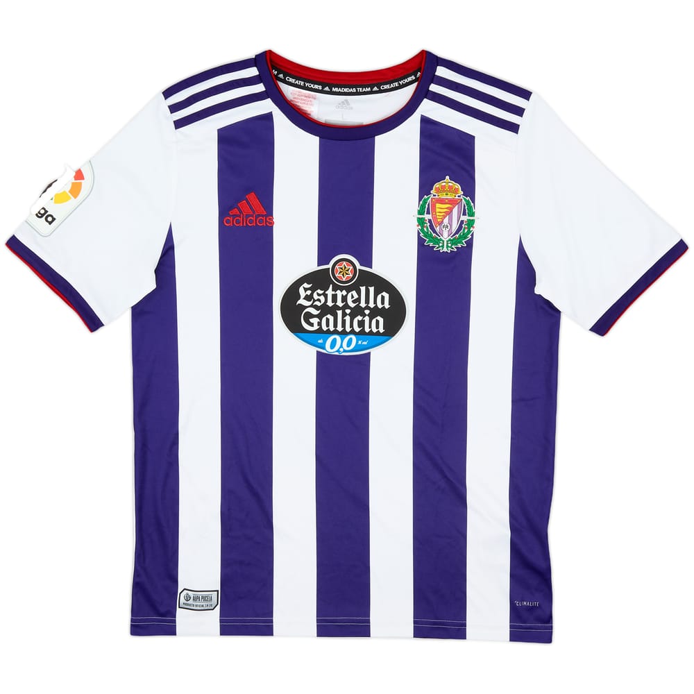 2019-20 Real Valladolid Home Shirt - 10/10 - (L.Boys)