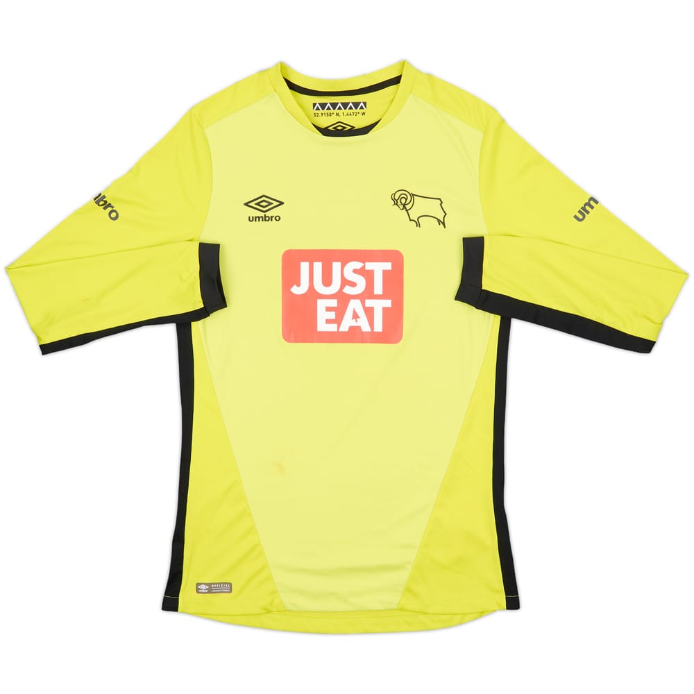 2016-17 Derby County GK Shirt - 7/10 - (S)