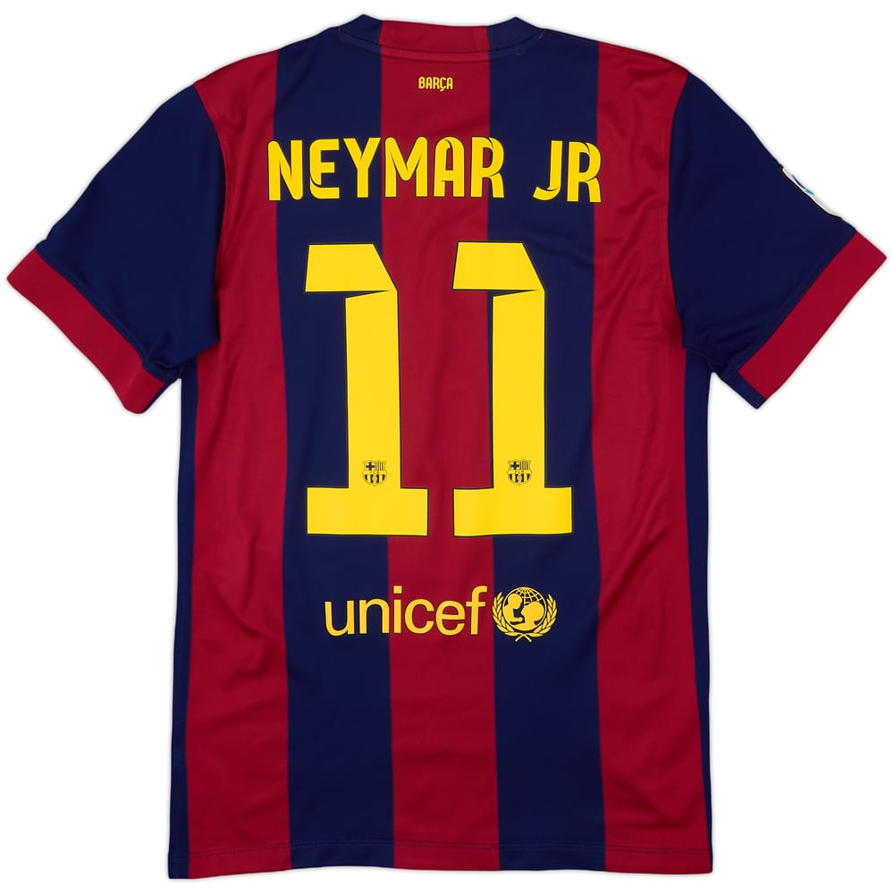 2014-15 Barcelona Home Shirt Neymar Jr #11 - 8/10 - (S)