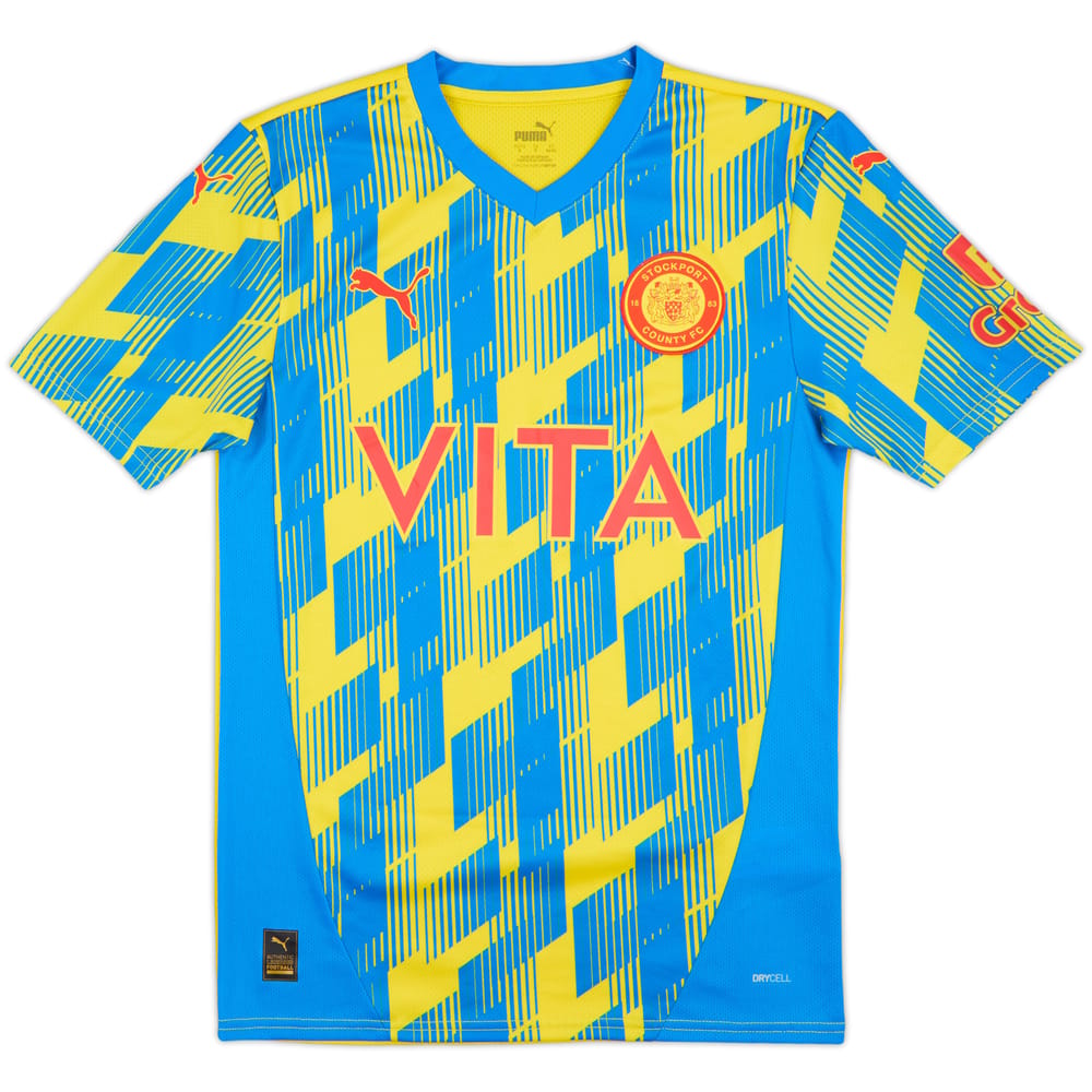 2024-25 Stockport County Third Shirt - 10/10 - (S)