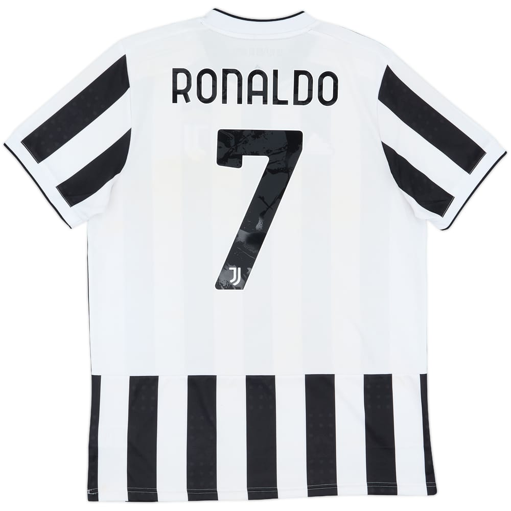 2021-22 Juventus Home Shirt Ronaldo #7 - 6/10 - (L)