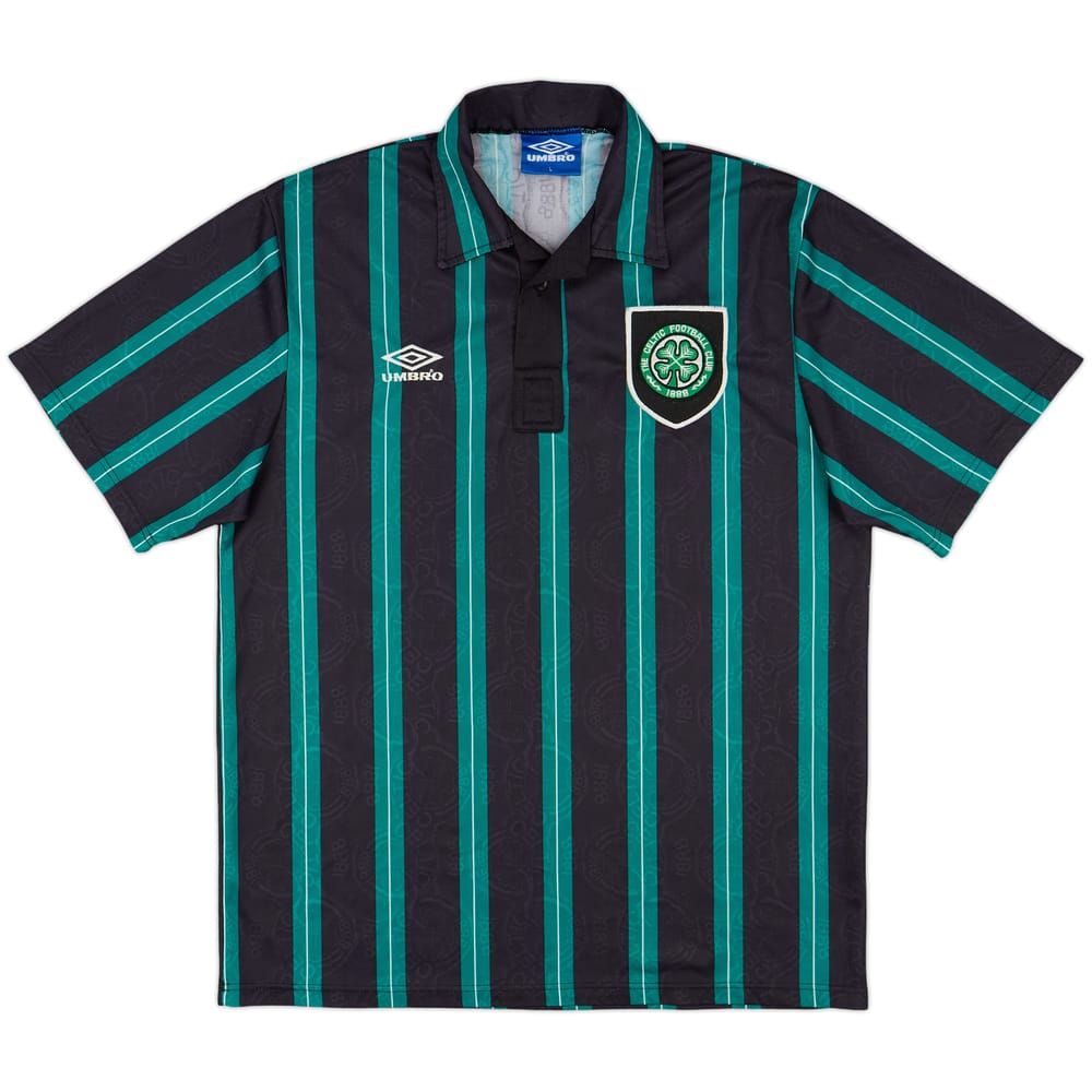 1992-93 Celtic Away Shirt - 8/10 - (L)