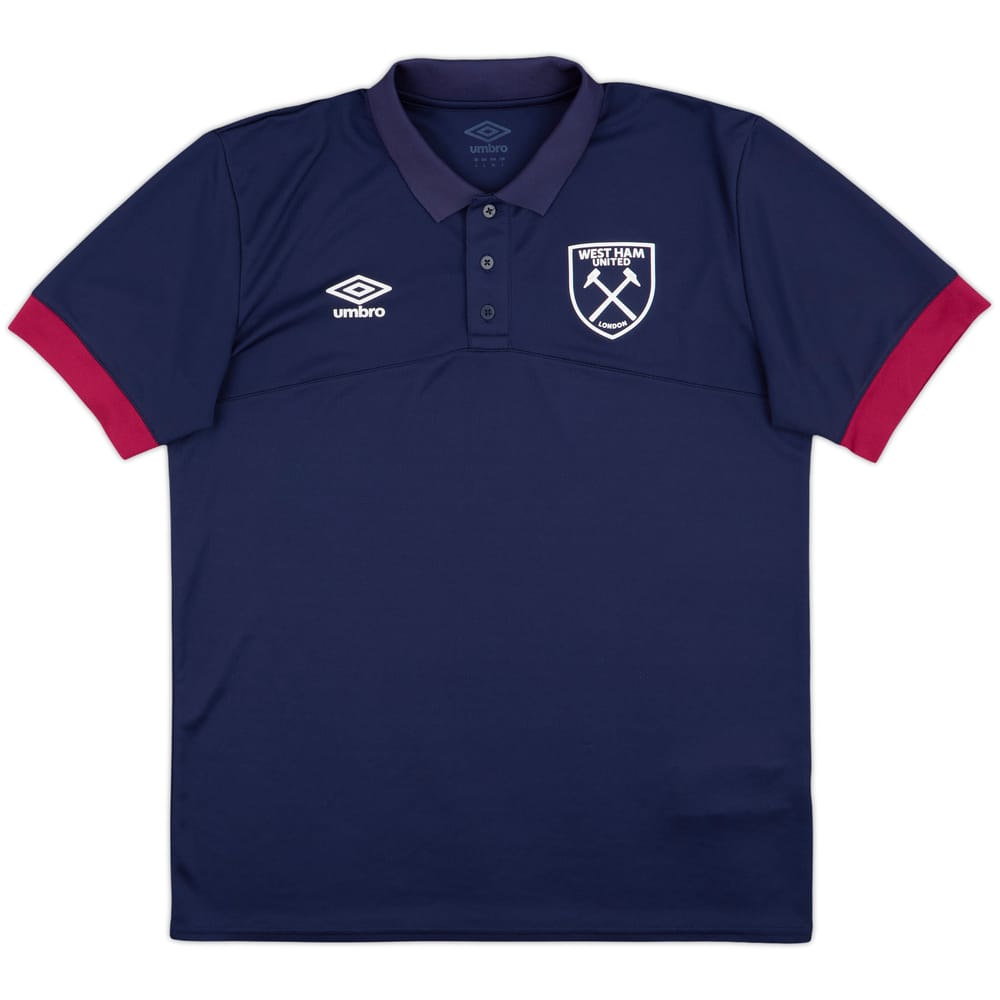 2018-19 West Ham Umbro Polo Shirt - 10/10 - (L)