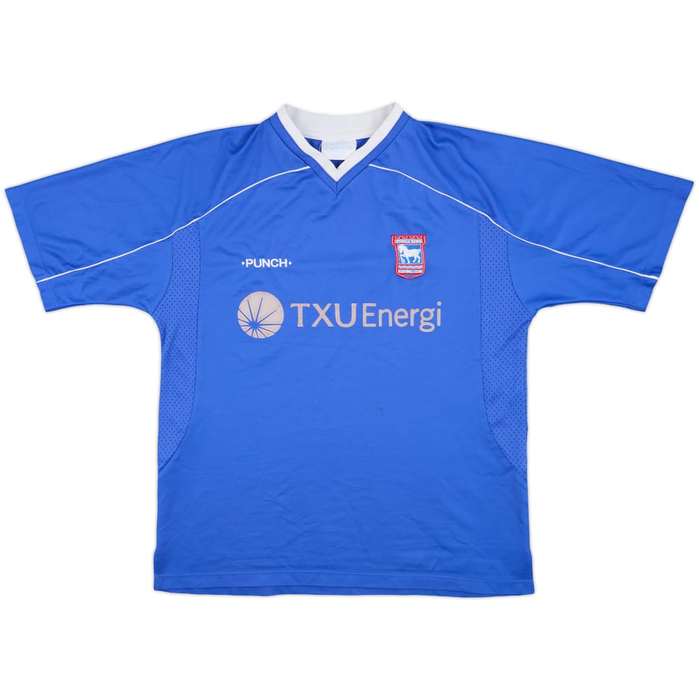 2001-02 Ipswich Home Shirt - 6/10 - (L)