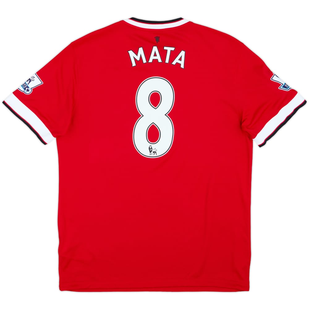 2014-15 Manchester United Home Shirt Mata #8 - 8/10 - (L)