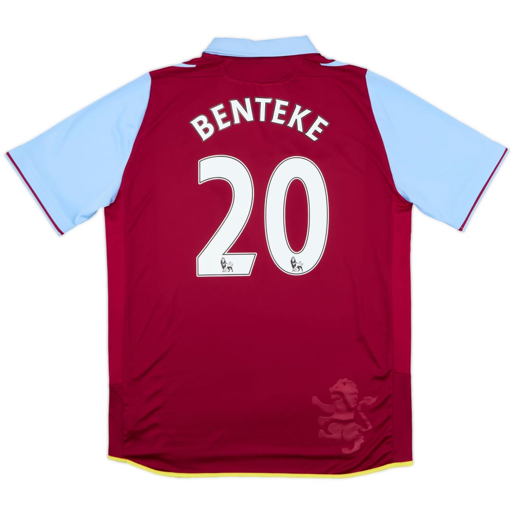 2012-13 Aston Villa Home Shirt Benteke #20 - 8/10 - (XL)