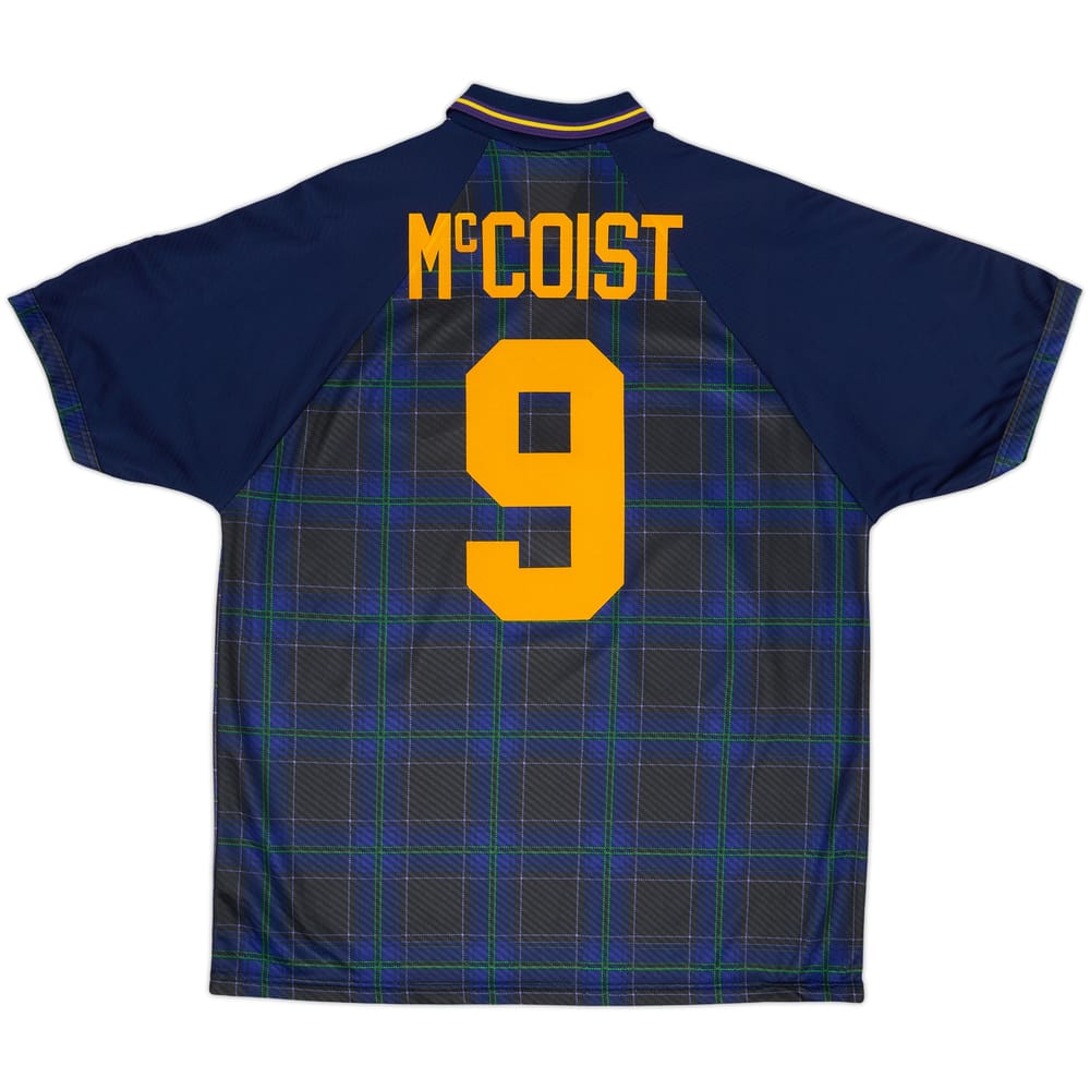 1994-96 Scotland Home Shirt McCoist #9 - 8/10 - (XL)