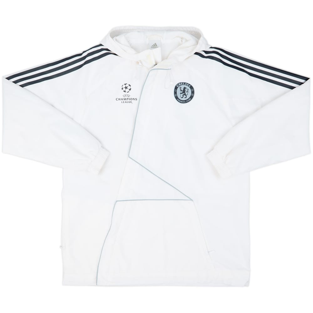2009-10 Chelsea adidas CL Hooded Rain Jacket - 8/10 - (M)
