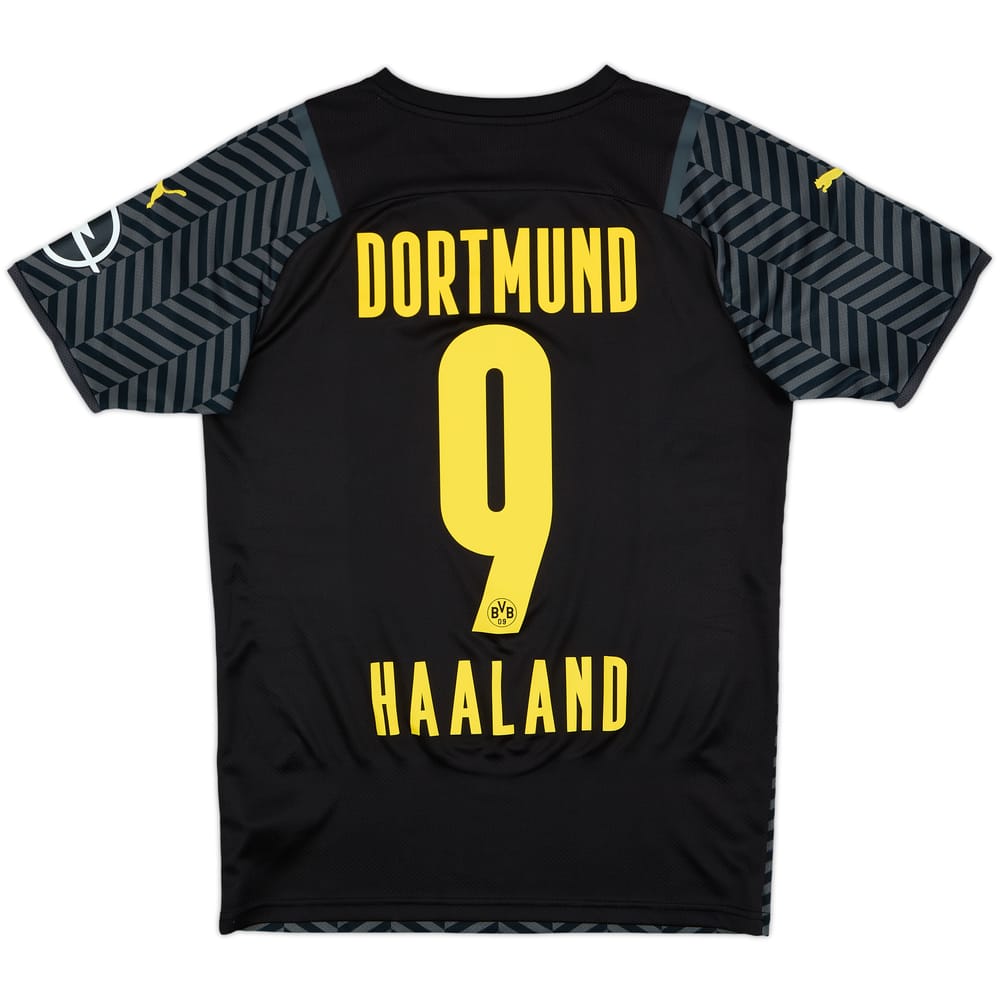 2021-22 Borussia Dortmund Away Shirt Haaland #9 - 8/10 - (S)