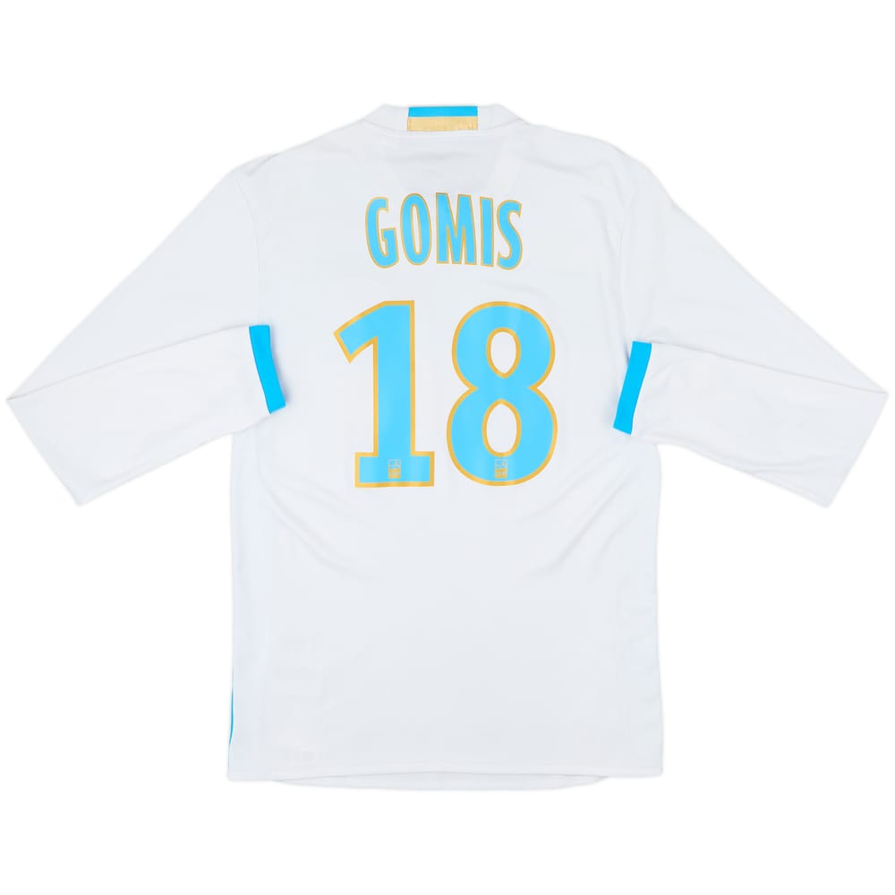 2016-17 Olympique Marseille Home L/S Shirt Gomis #18 - 7/10 - (S)