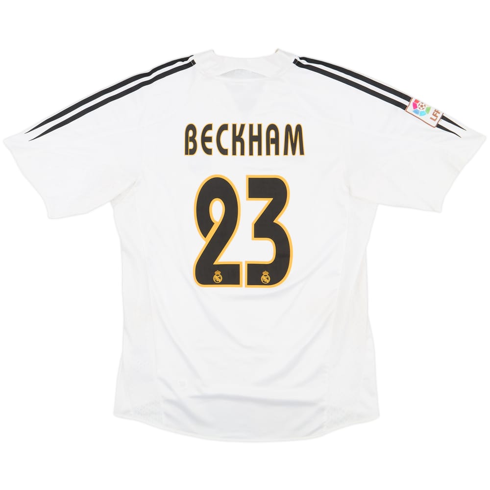 2004-05 Real Madrid Home Shirt Beckham #23 - 5/10 - (M)