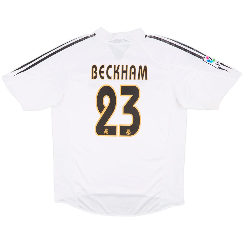 2004-05 Real Madrid Home Shirt Beckham #23 - 6/10 - (L)
