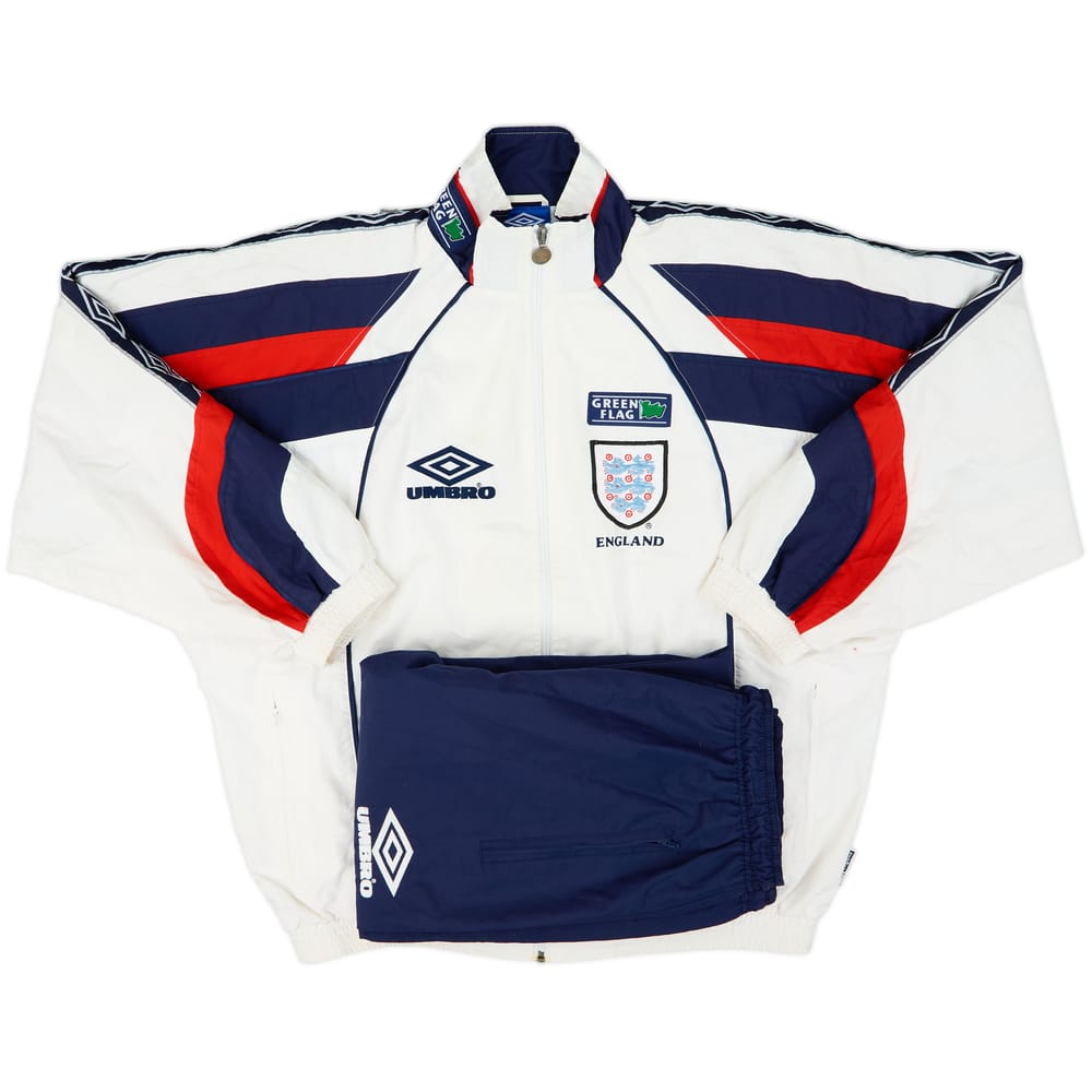 1998-99 England Umbro Tracksuit - 8/10 - (L)