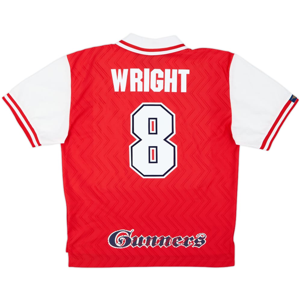 1996-98 Arsenal Home Shirt Wright #8 - 9/10 - (XL)