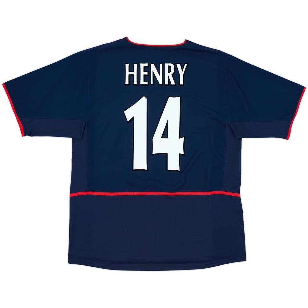 2002-04 Arsenal Away Shirt Henry #14 - 8/10 - (L)