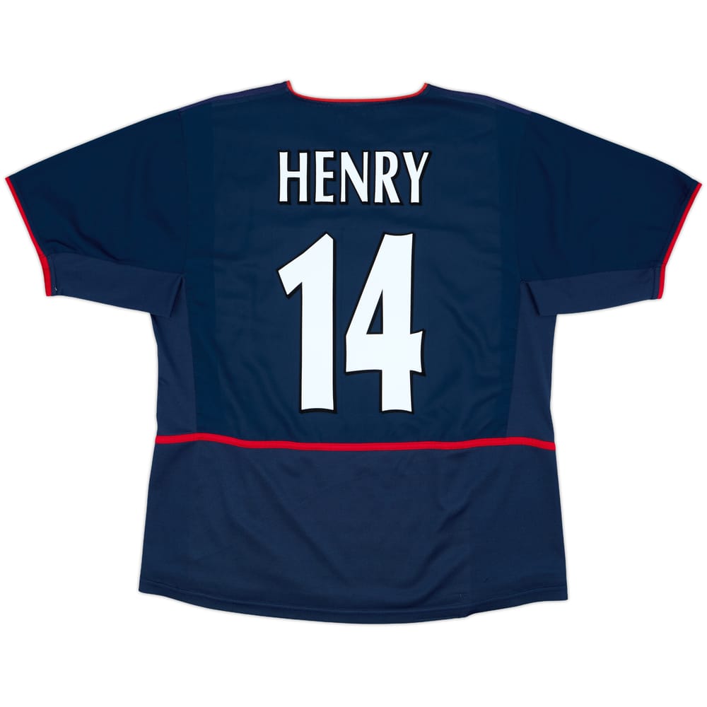 2002-04 Arsenal Away Shirt Henry #14 - 8/10 - (XL)