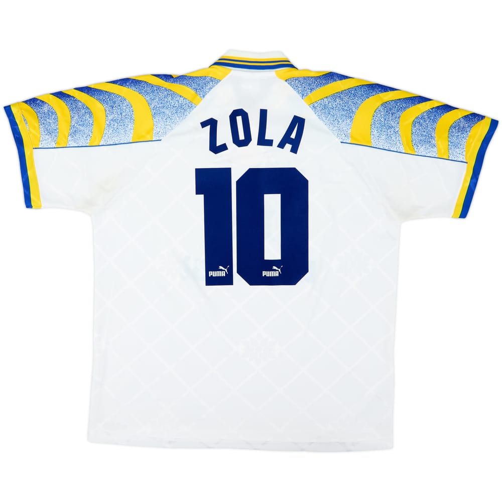 1995-97 Parma Home Shirt Zola #10 - 8/10 - (XL)