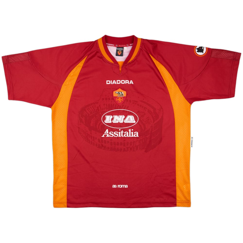 1997-98 Roma Home Shirt - 8/10 - (XXL)