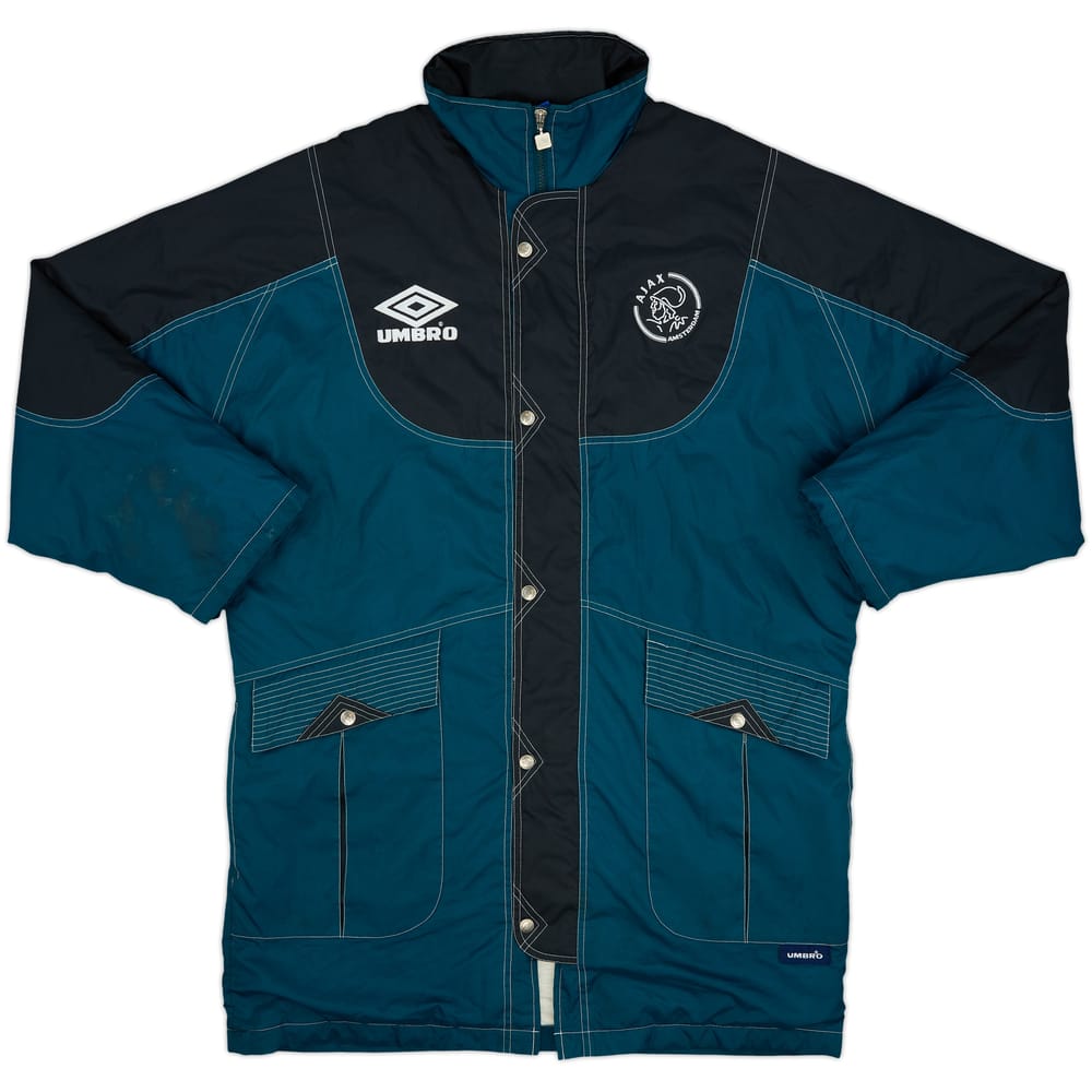 1995-96 Ajax Umbro Bench Coat - 9/10 - (L)