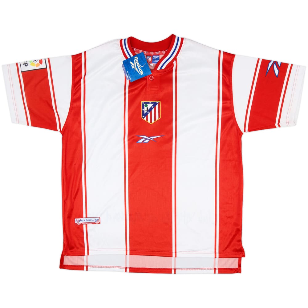 1999-00 Atletico Madrid Home Shirt (L)