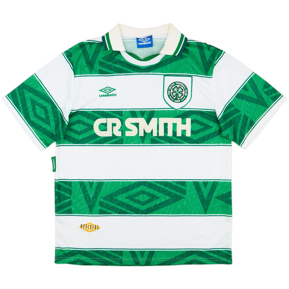 1993-95 Celtic Home Shirt - 8/10 - (L)