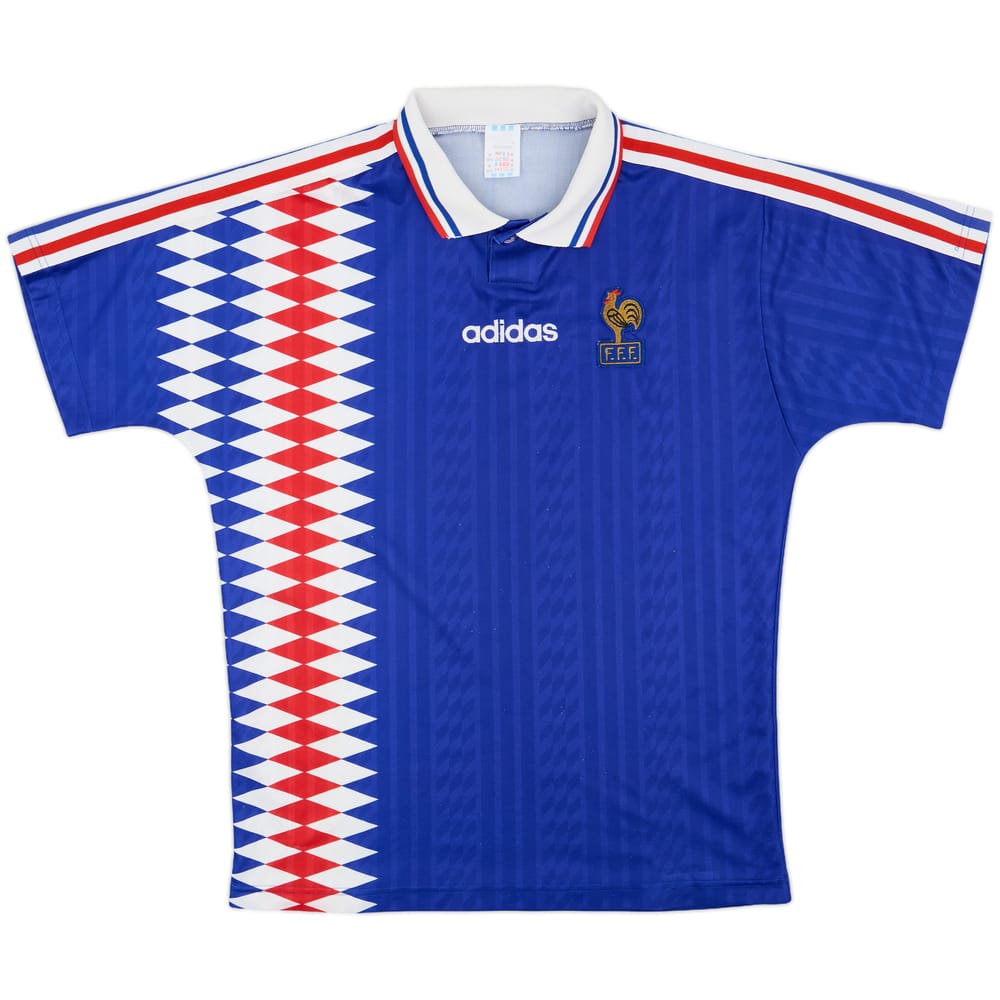 1994-96 France Home Shirt - 9/10 - (M)