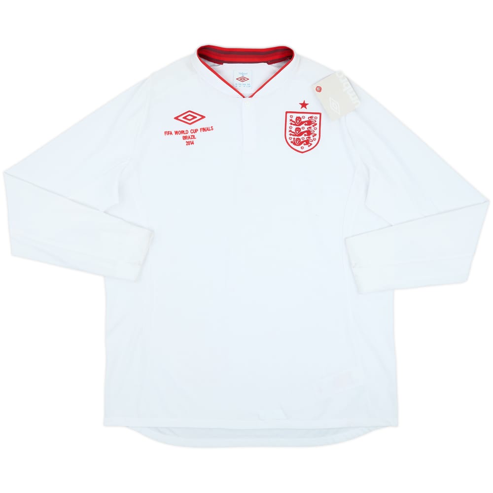 2012-13 England Home L/S Shirt (XL)