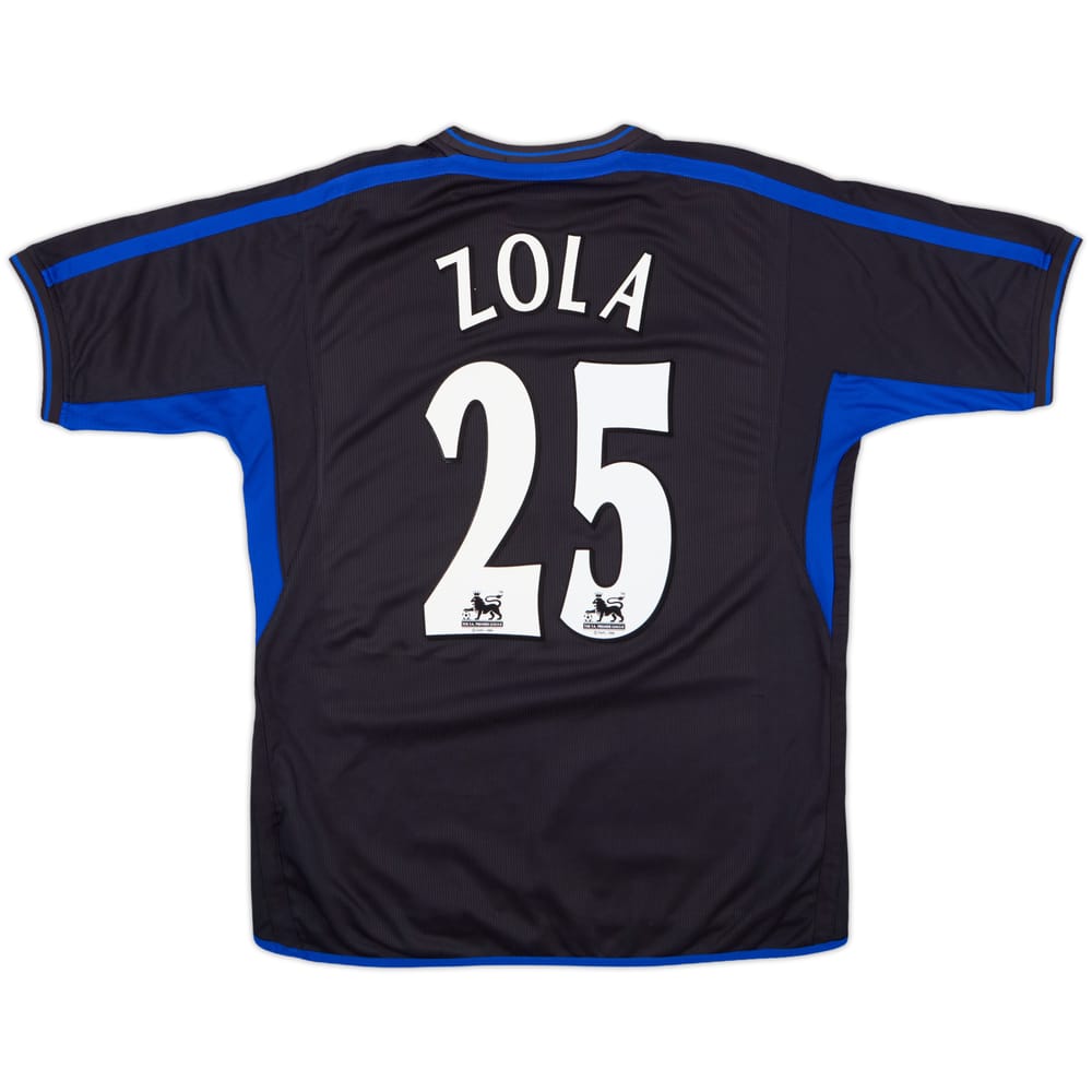2002-04 Chelsea Away Shirt Zola #25 - 8/10 - (L)