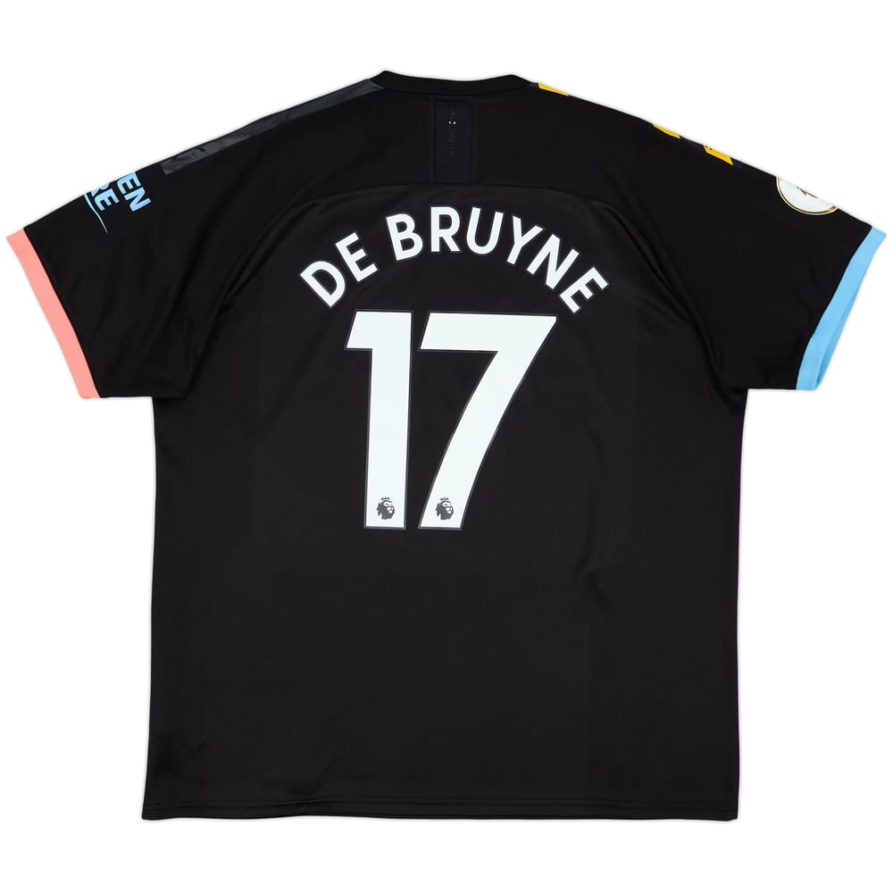 2019-20 Manchester City Away Shirt De Bruyne #17 - 9/10 - (XXL)