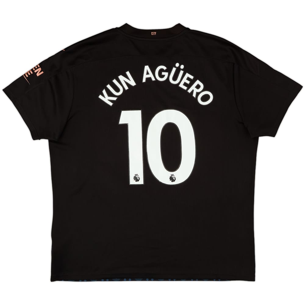 2020-21 Manchester City Away Shirt Kun Aguero #10 - 8/10 - (XXL)