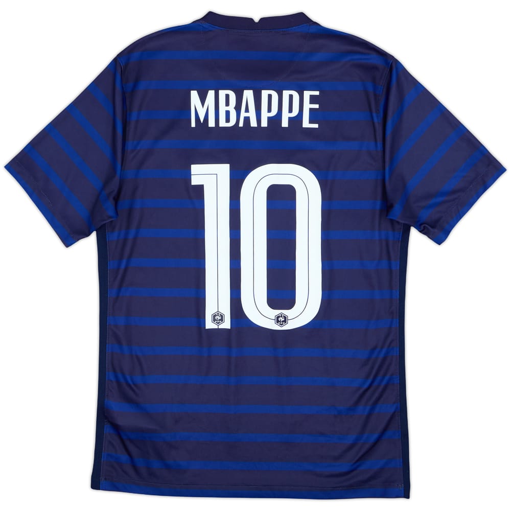 2020-21 France Home Shirt Mbappe #10 - 9/10 - (M)