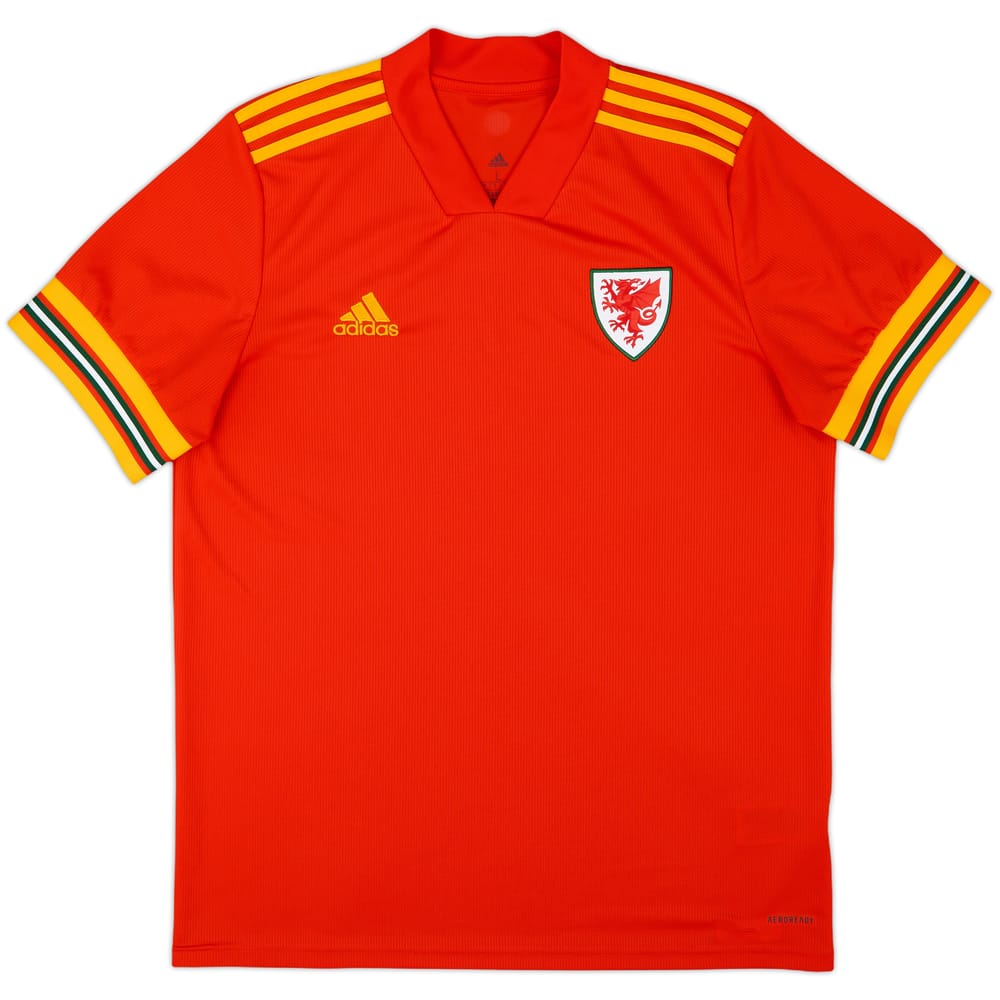 2020-21 Wales Home Shirt - 10/10 - (L)