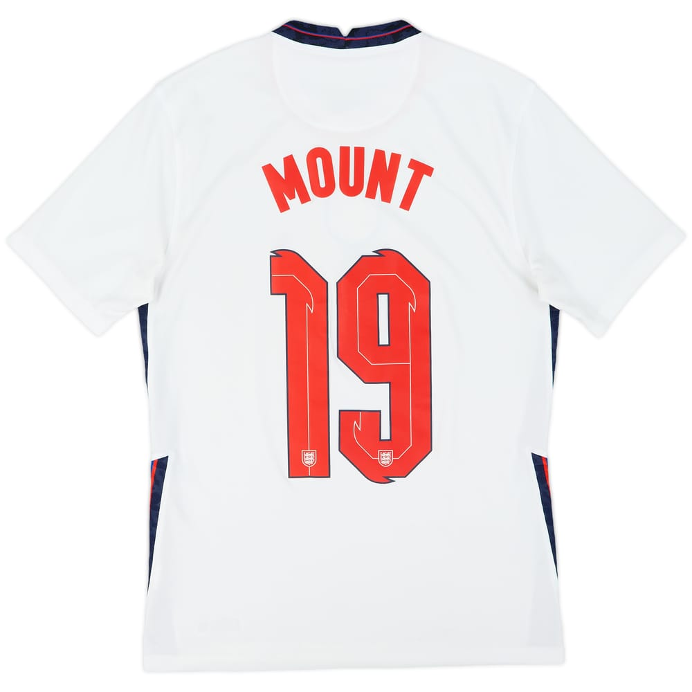 2020-22 England Home Shirt Mount #19 - 8/10 - (S)