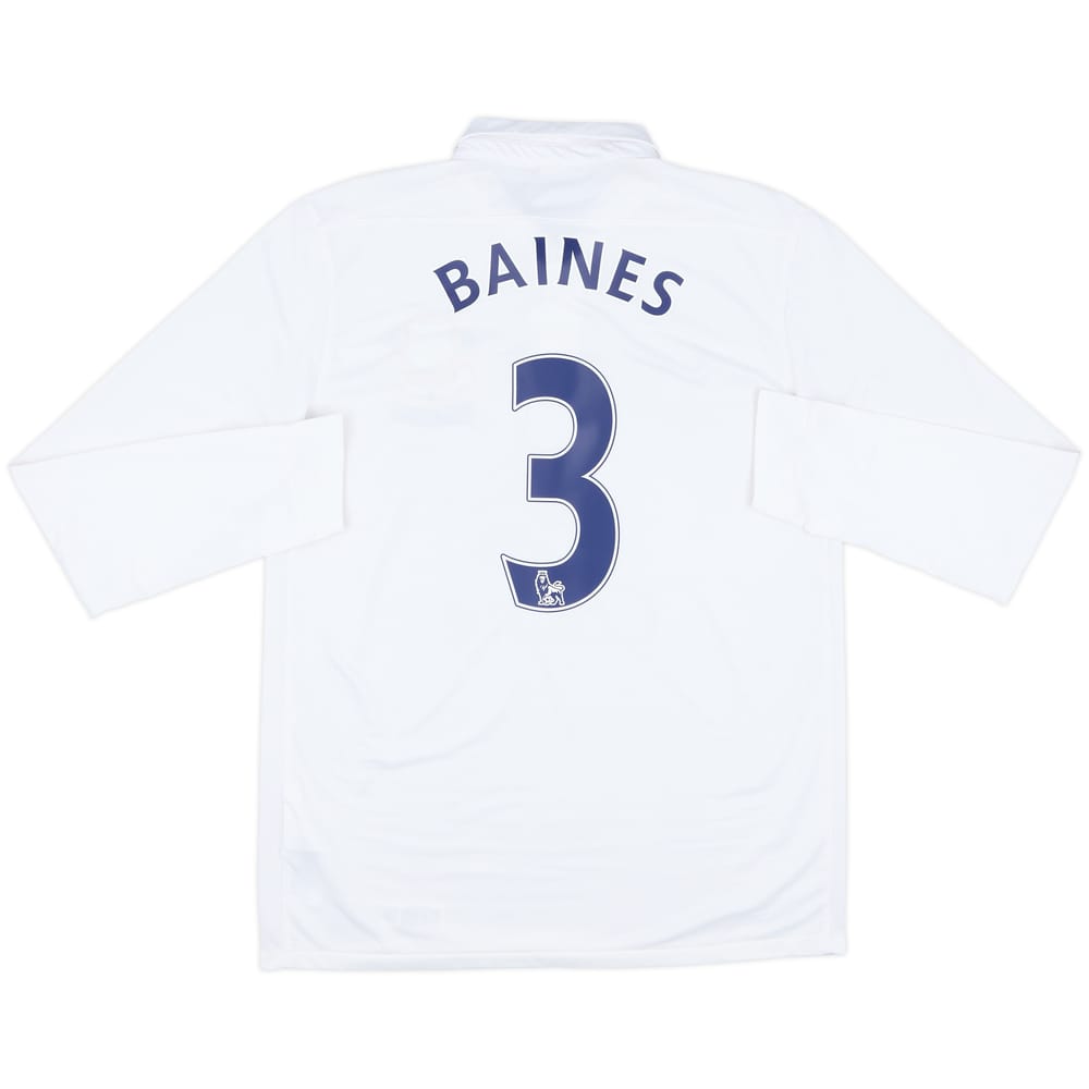 2012-13 Everton Third L/S Shirt Baines #3 - 6/10 - (M)