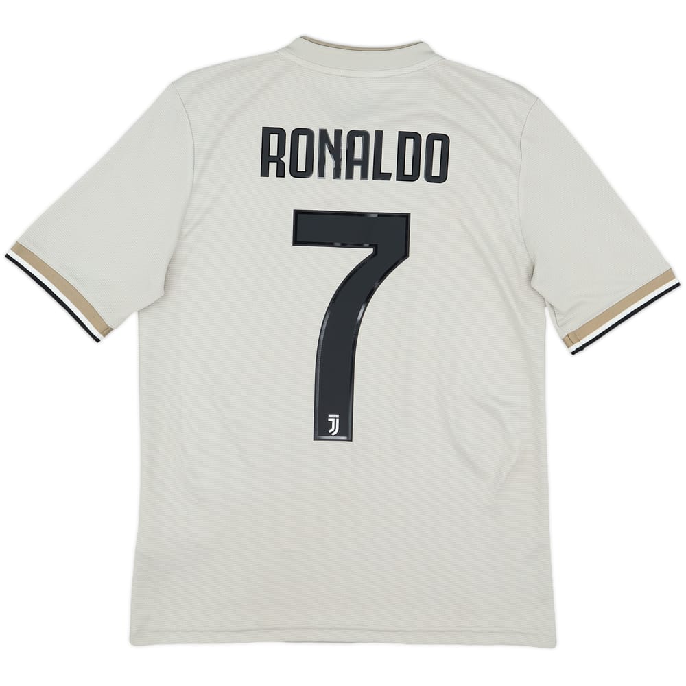 2018-19 Juventus Away Shirt Ronaldo #7 - 8/10 - (XL.Boys)