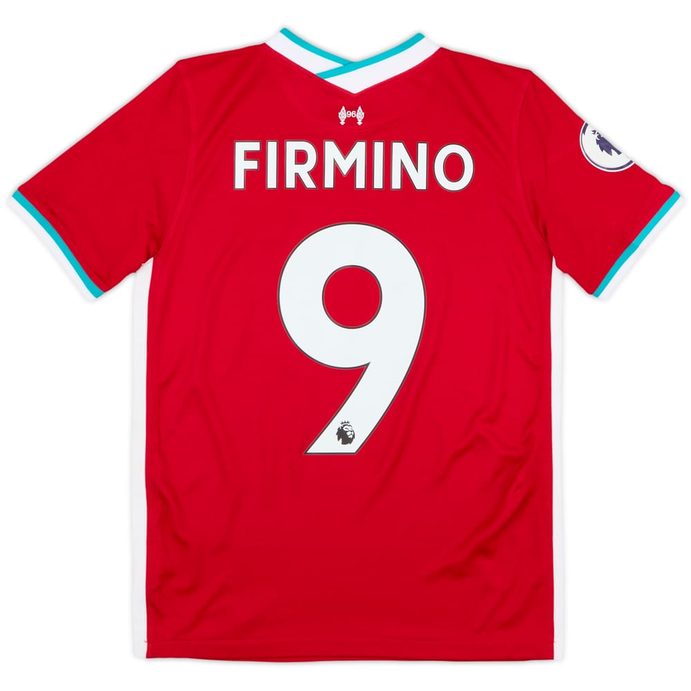 2020-21 Liverpool Home Shirt Firmino #9 - 8/10 - (L.Boys)