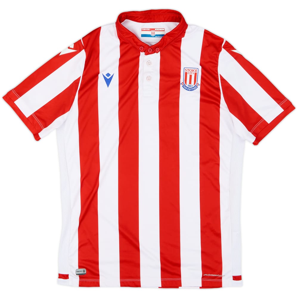 2019-20 Stoke City Home Shirt - 8/10 - (XL.Boys)