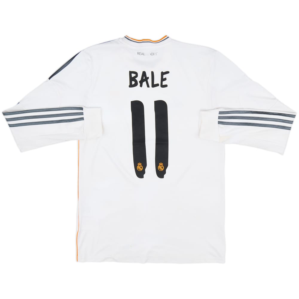 2013-14 Real Madrid Home L/S Shirt Bale #11 - 5/10 - (S)