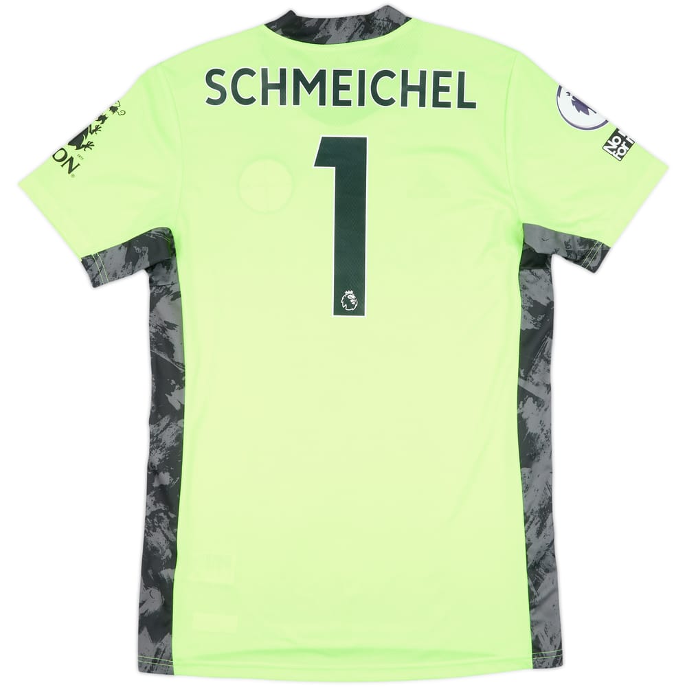 2020-21 Leicester Match Issue GK Shirt Schmeichel #1