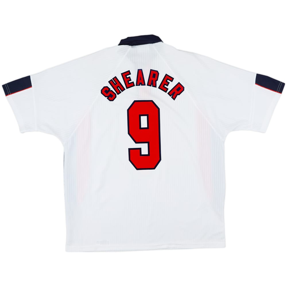 1997-99 England Home Shirt Shearer #9 - 9/10 - (XXL)