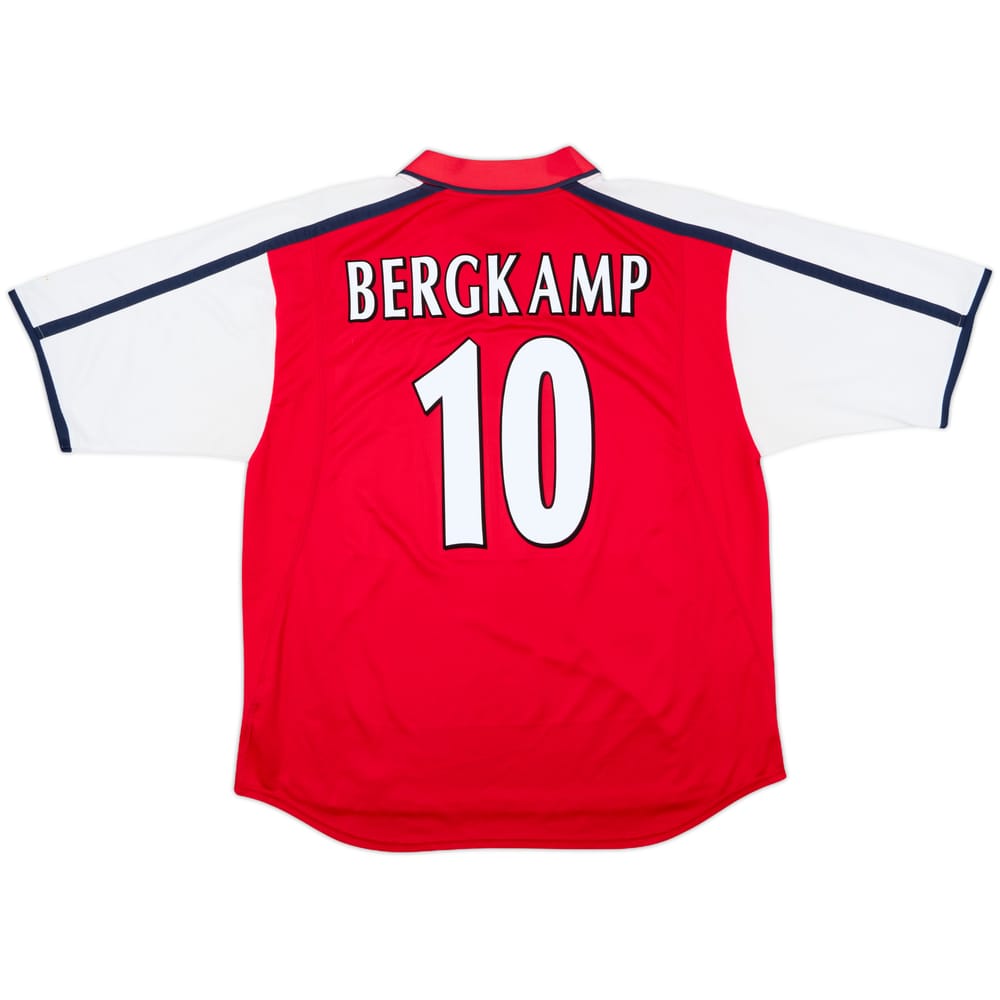 2000-02 Arsenal Home Shirt Bergkamp #10 - 9/10 - (XXL)