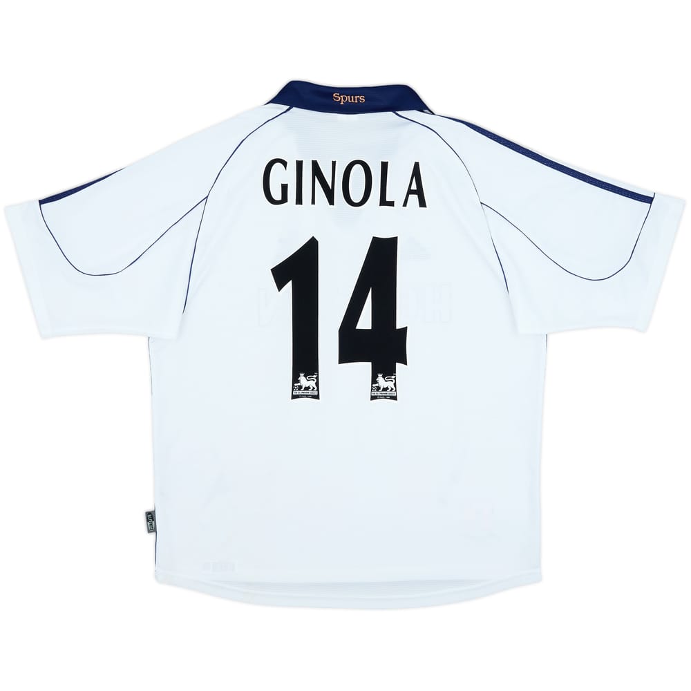 1999-01 Tottenham Home Shirt Ginola #14 - 8/10 - (L)