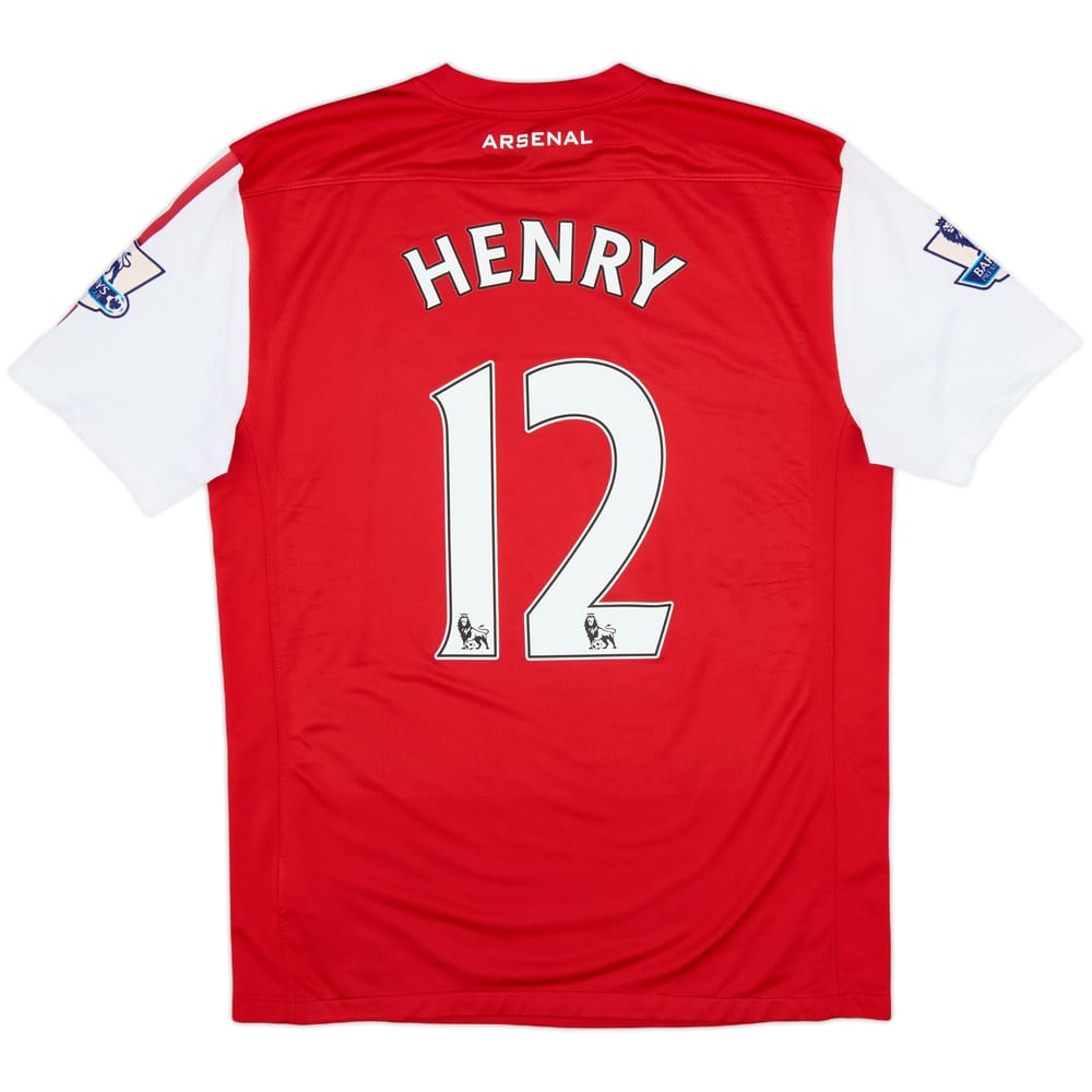 2011-12 Arsenal Home Shirt Henry #12 - 8/10 - (M)