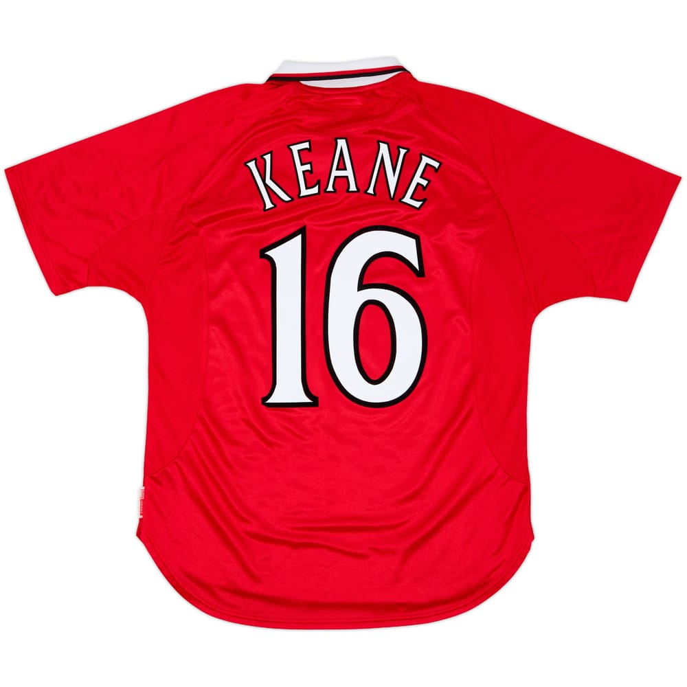 1999-00 Manchester United 'CL Winners' Shirt Keane #16 - 8/10 - (L)
