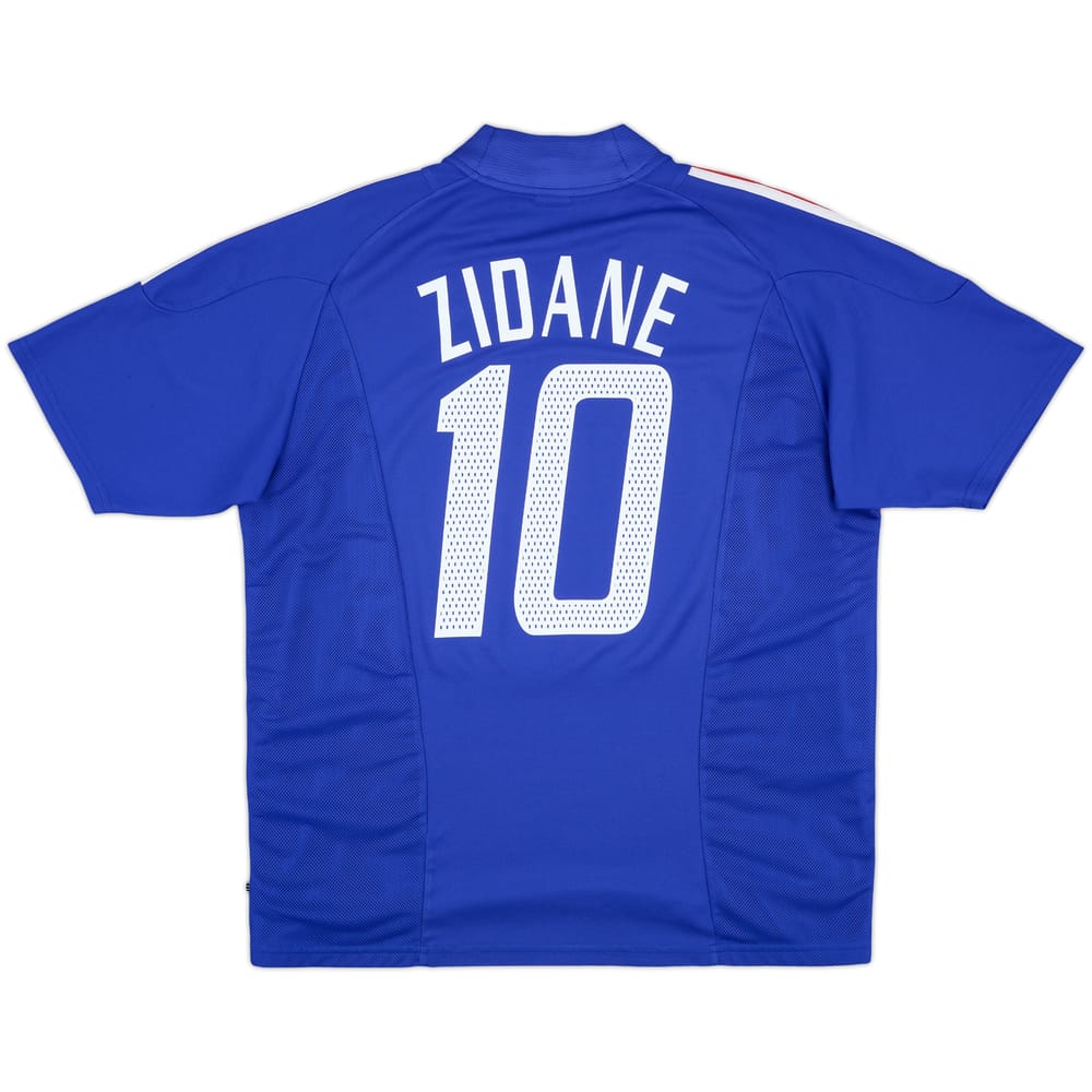 2002-04 France Home Shirt Zidane #10 - 6/10 - (XL)