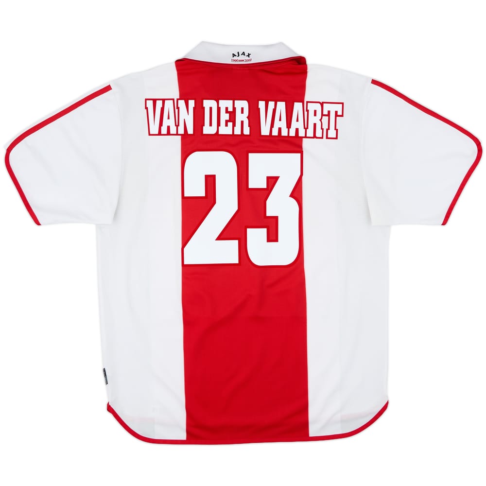 2000-01 Ajax Centenary Home Shirt Van Der Vaart #23 - 9/10 - (XL)