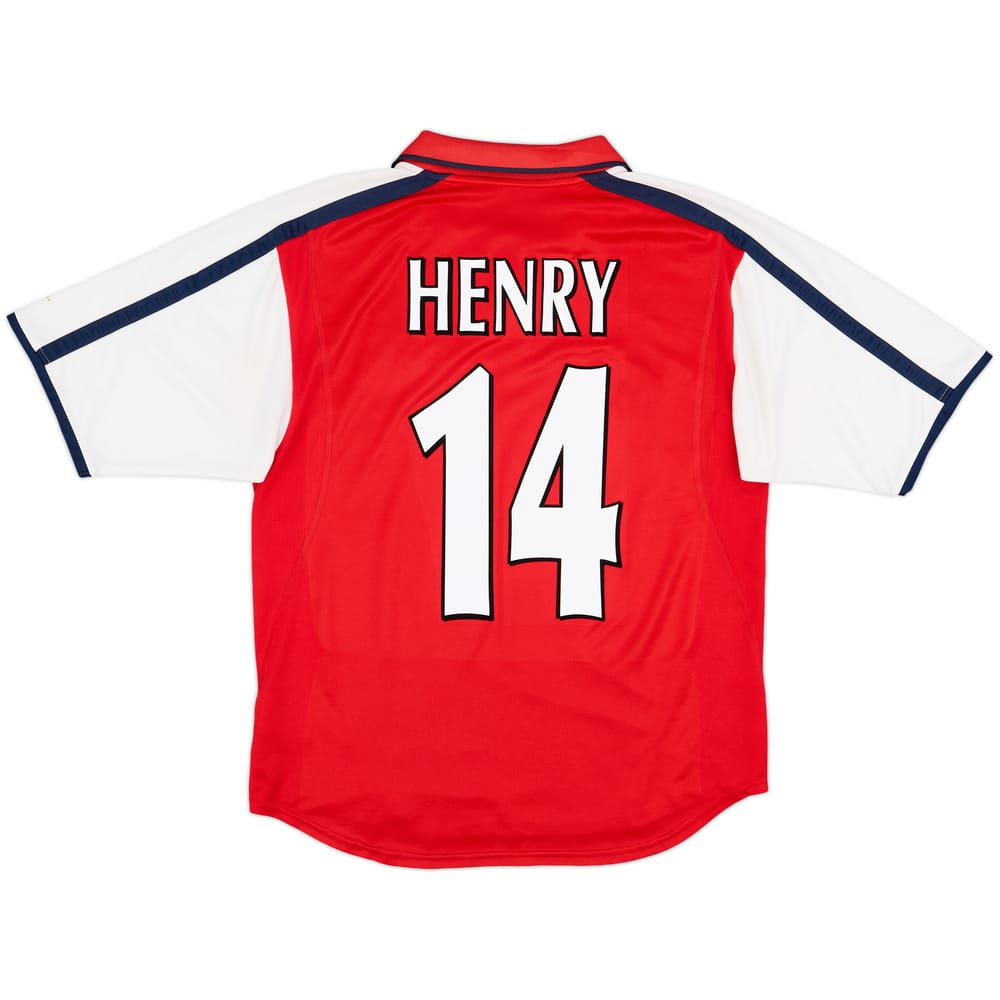 2000-02 Arsenal Home Shirt Henry #14 - 7/10 - (S)